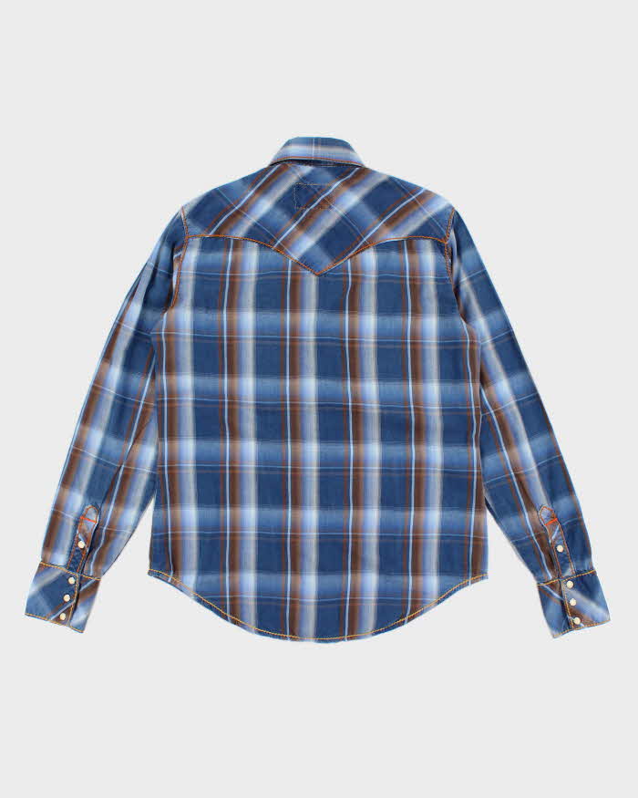 00s True Religion Plaid Western Shirt for sale - size M.