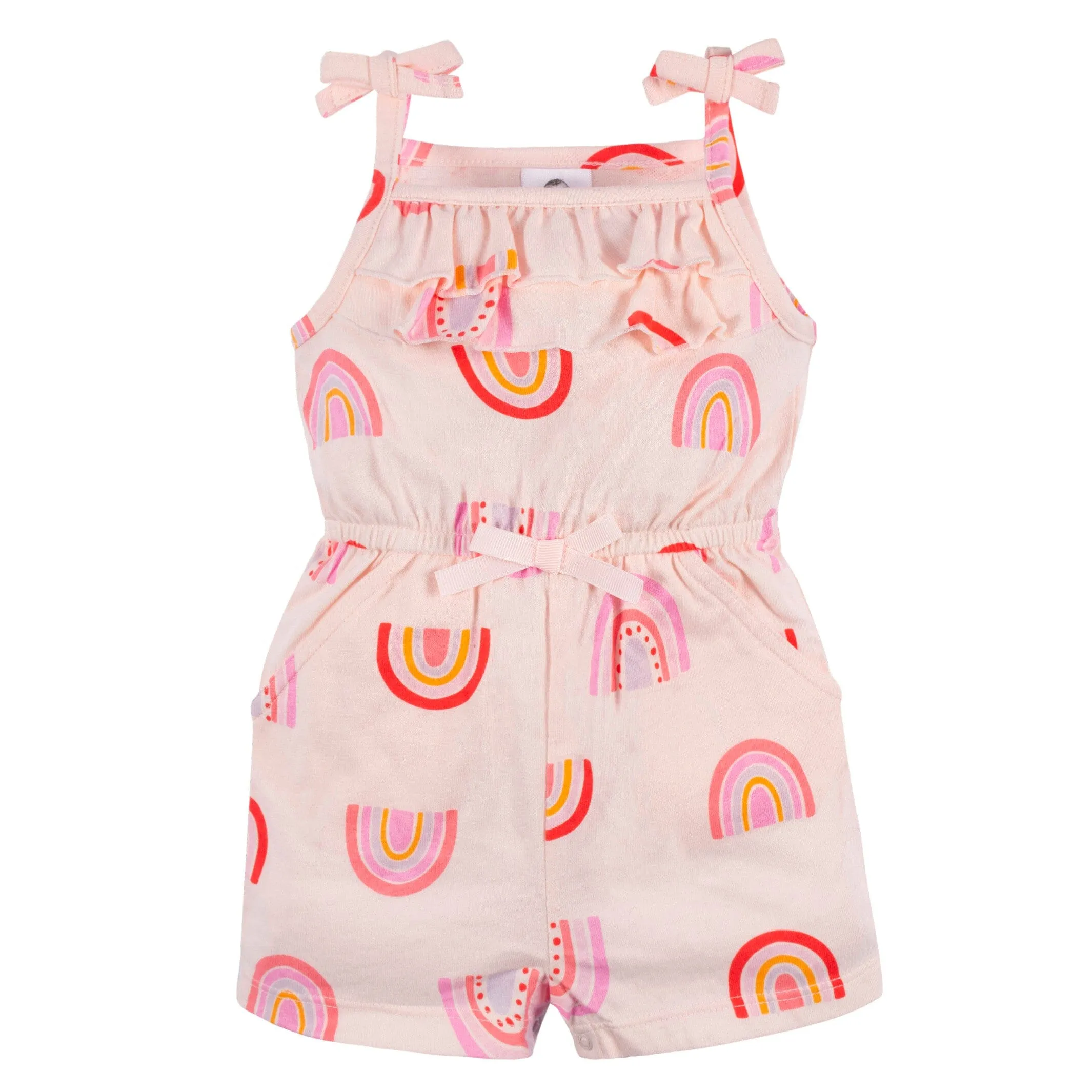 2-Pack Rainbow Dreams Tank Rompers for Baby & Toddler Girls