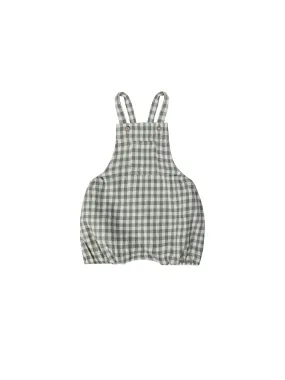 50% Off Hayes Romper in Sea Green Gingham