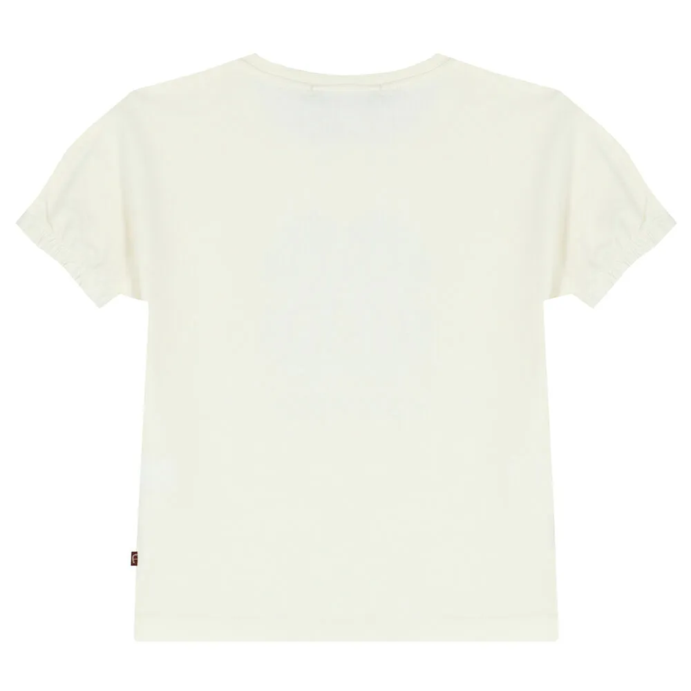 Aigner Flower Logo White T-Shirt