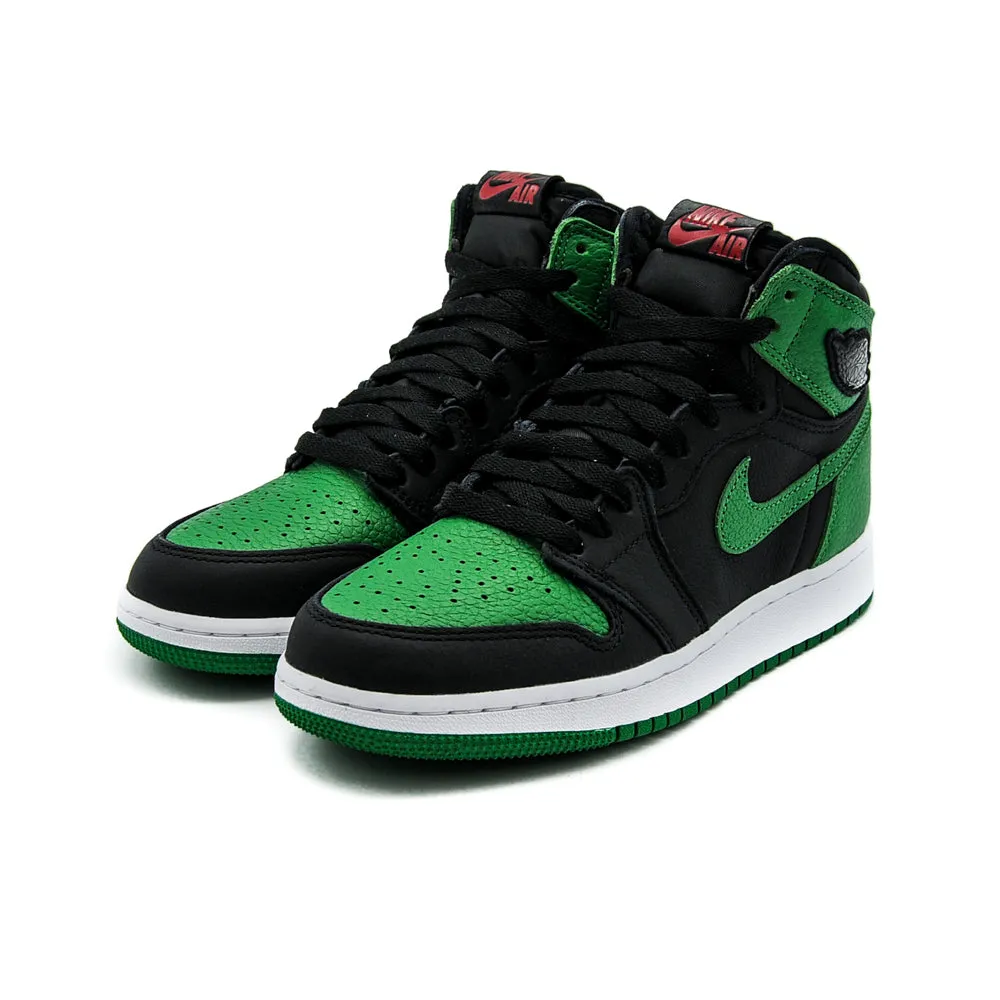 Air Jordan 1 Pine Green Black Youth 2020