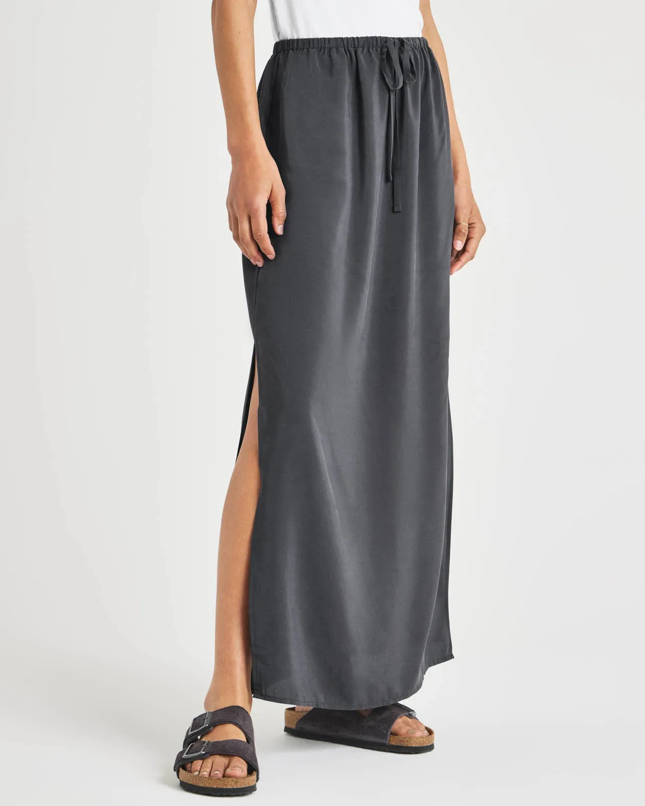 Alessandra Silk Maxi Skirt Deals