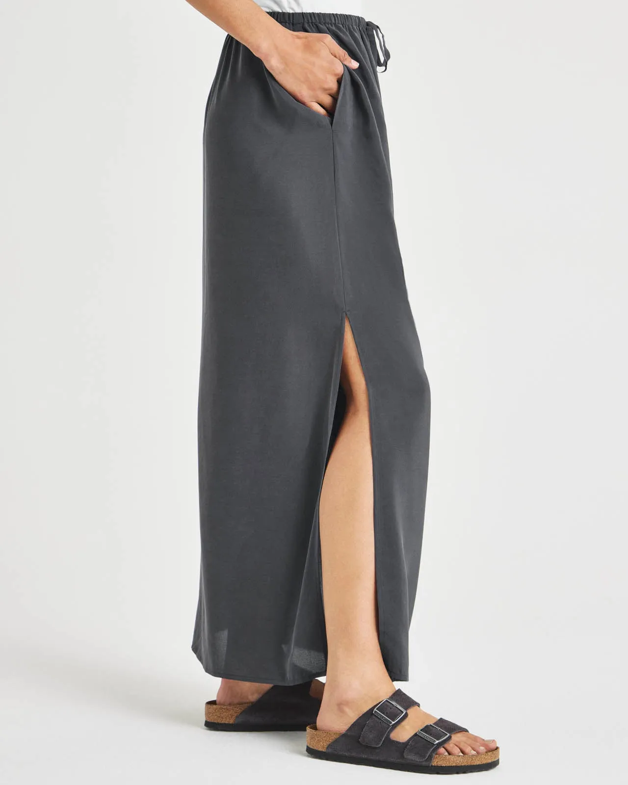 Alessandra Silk Maxi Skirt Deals