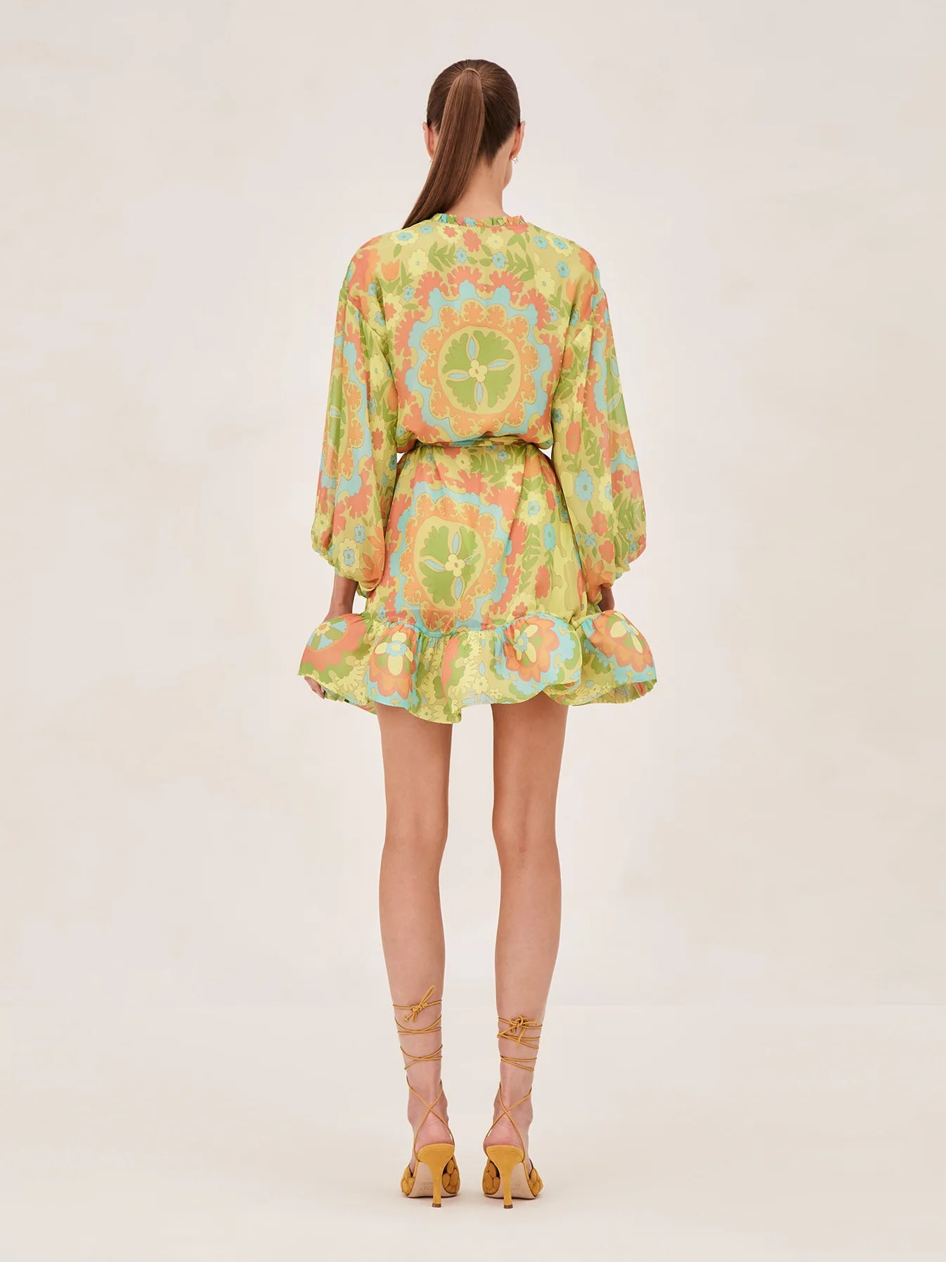 Alexis Analia Dress in Camellia Lime