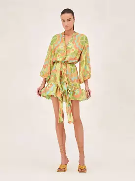 Alexis Analia Dress in Camellia Lime