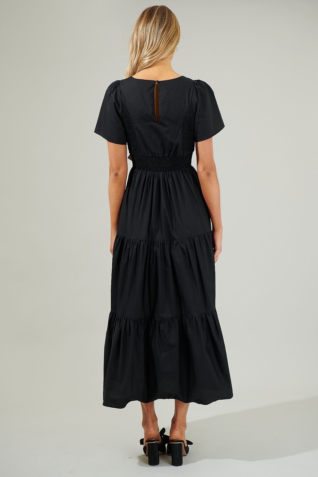 Alexis Black Midi Dress