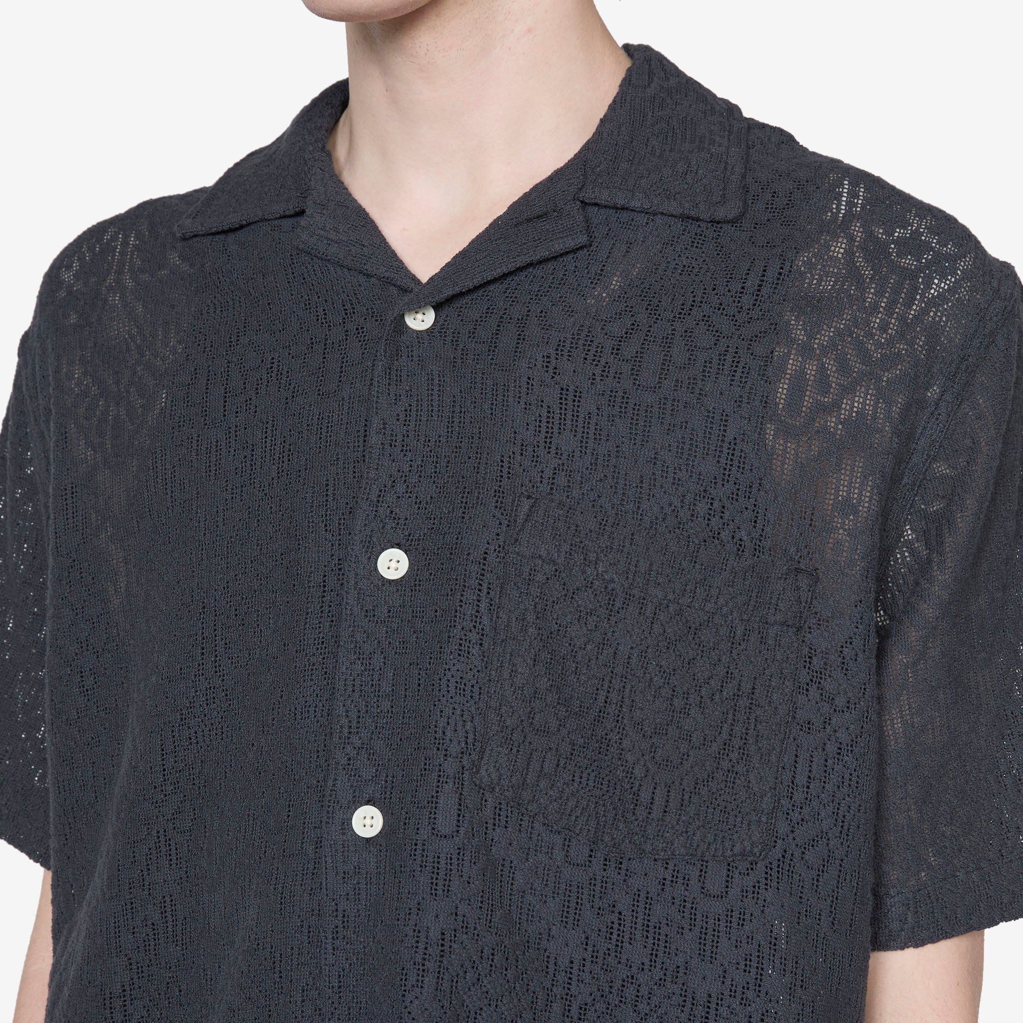 Alhambra Black Camp Shirt