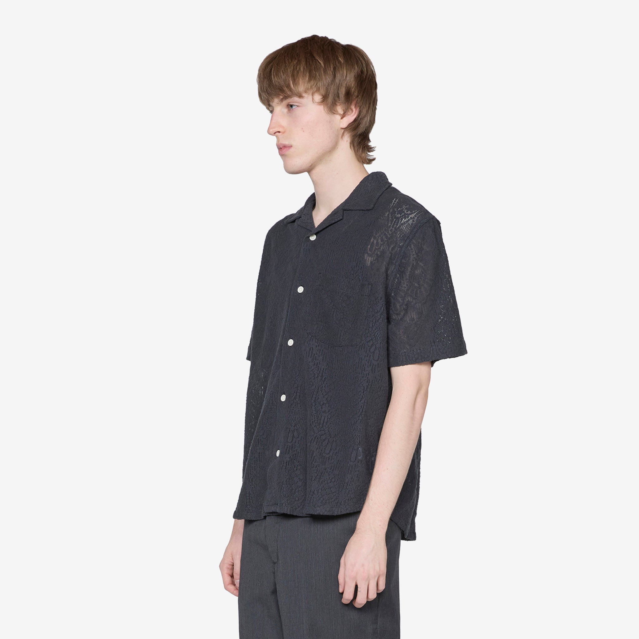 Alhambra Black Camp Shirt