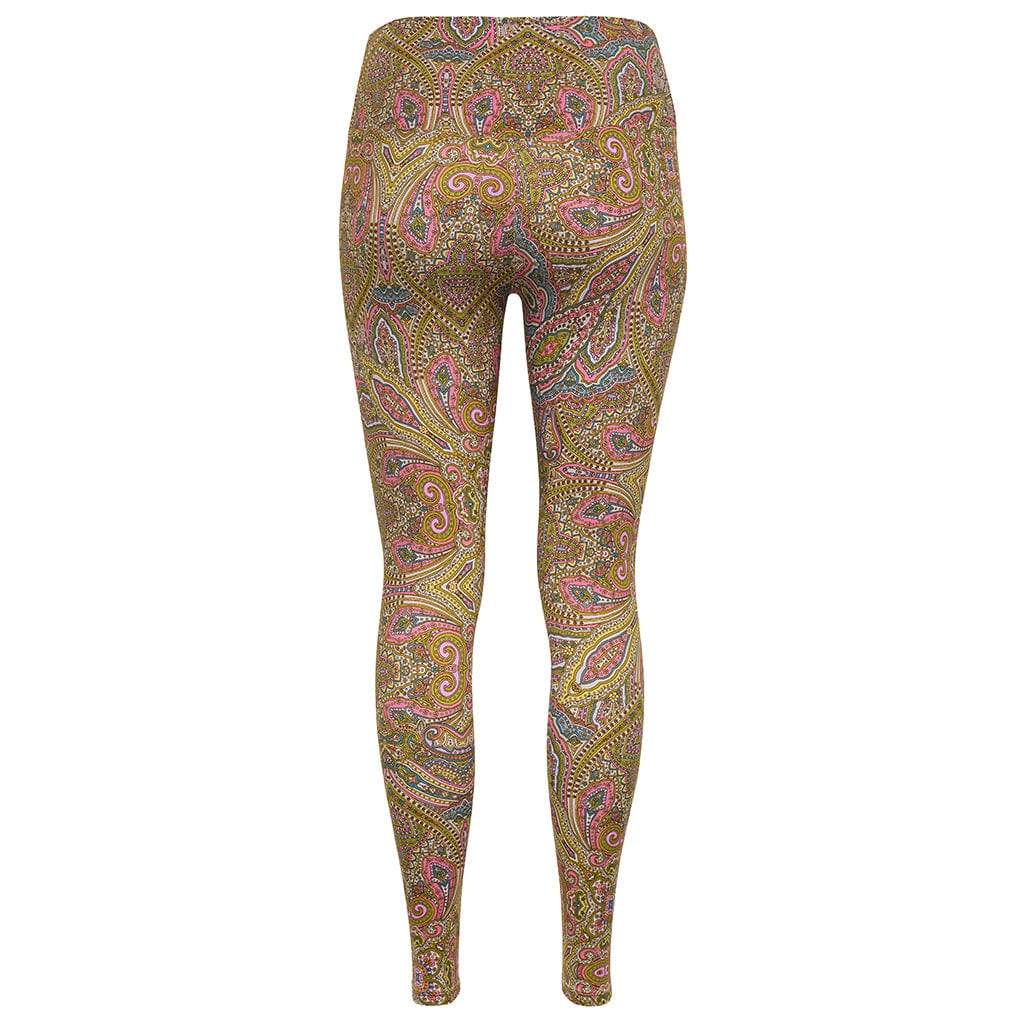 Ali Paisley Legging Meta Description: Discover the trendy and comfortable Ali Paisley Wide Band Leggings available at a great pr