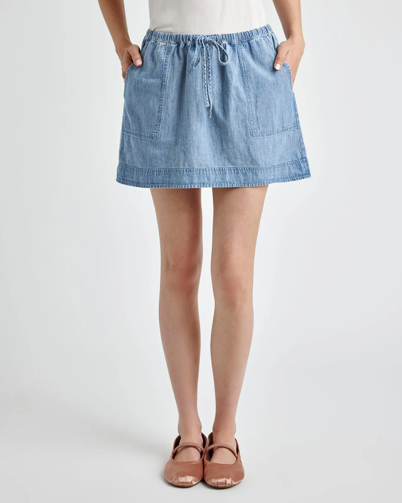 Alice Cotton Indigo Mini Skirt Buy