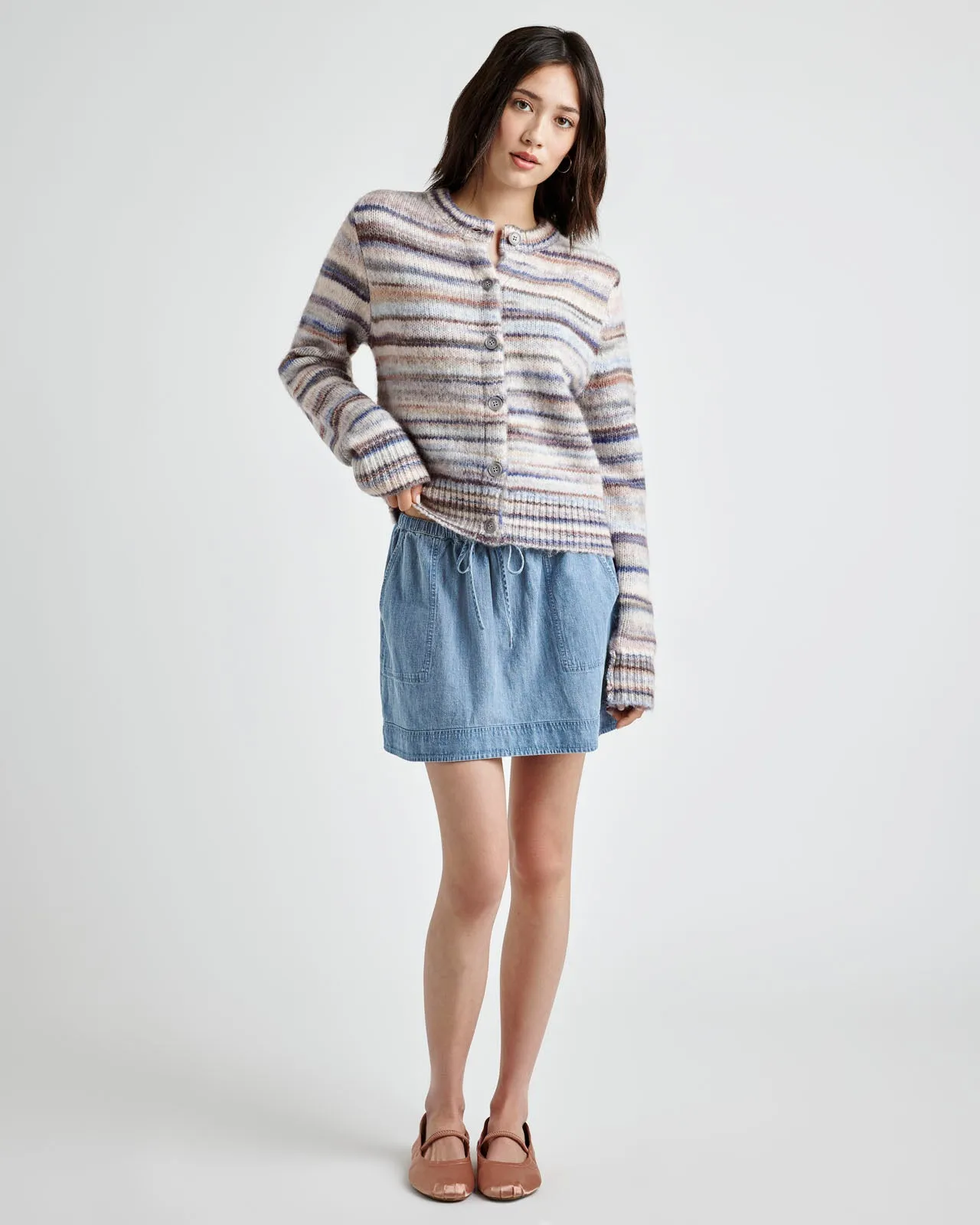 Alice Cotton Indigo Mini Skirt Buy