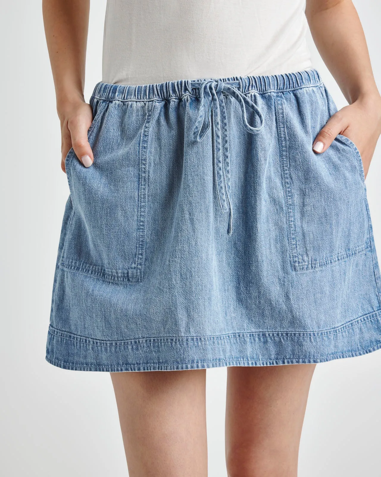 Alice Cotton Indigo Mini Skirt Buy