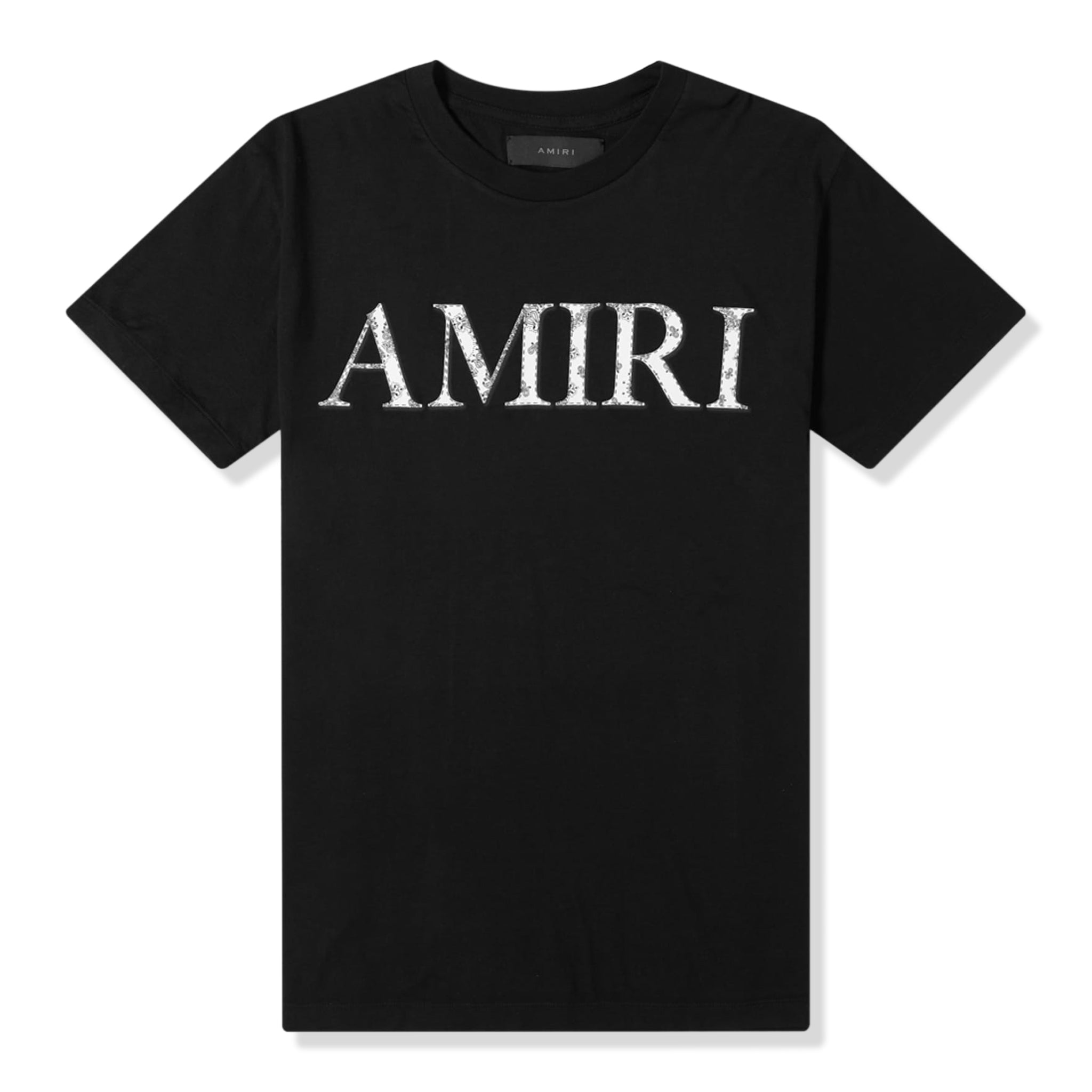 Amiri Black Bandana Logo T-Shirt