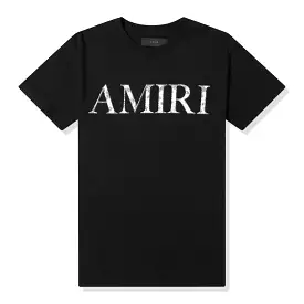 Amiri Black Bandana Logo T-Shirt