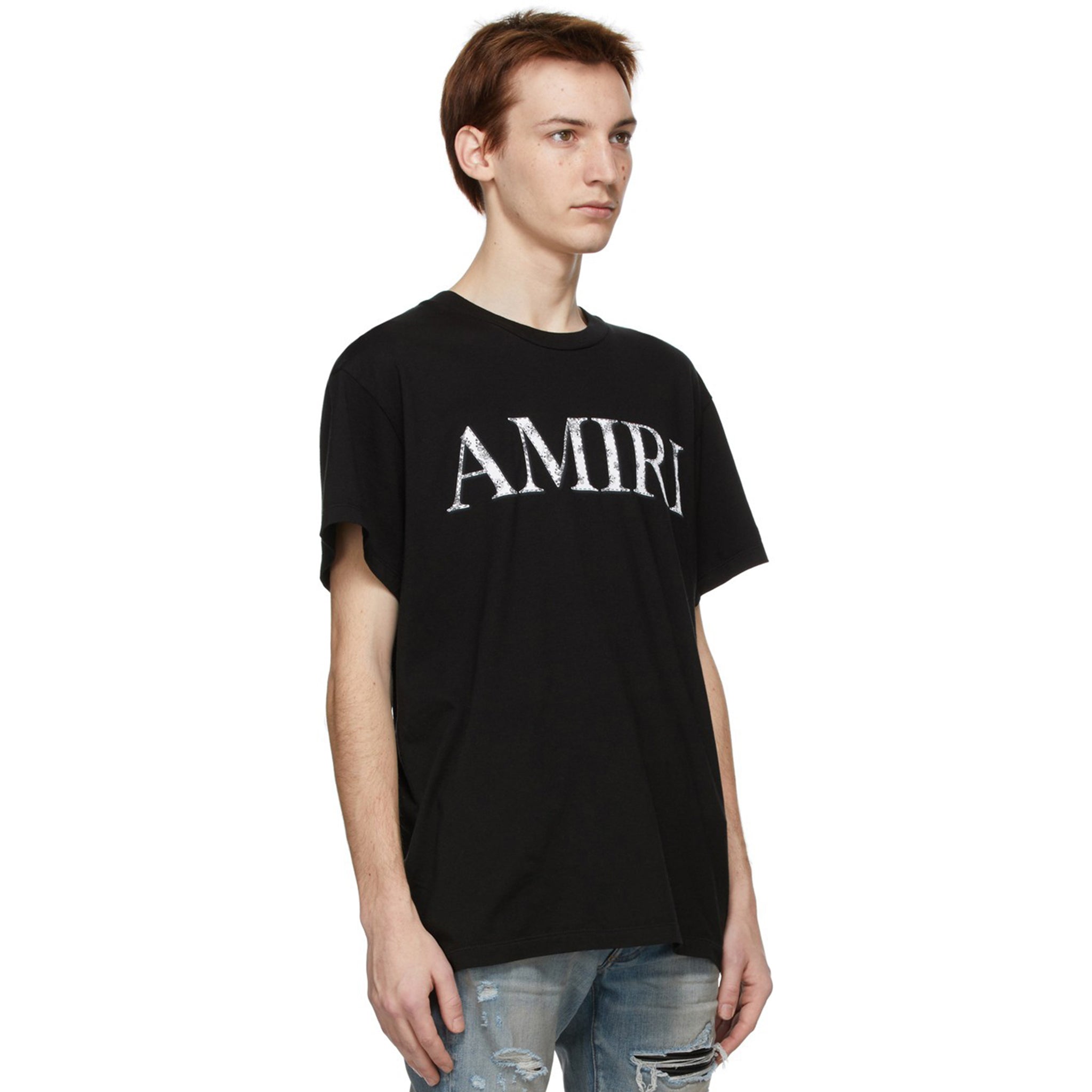 Amiri Black Bandana Logo T-Shirt