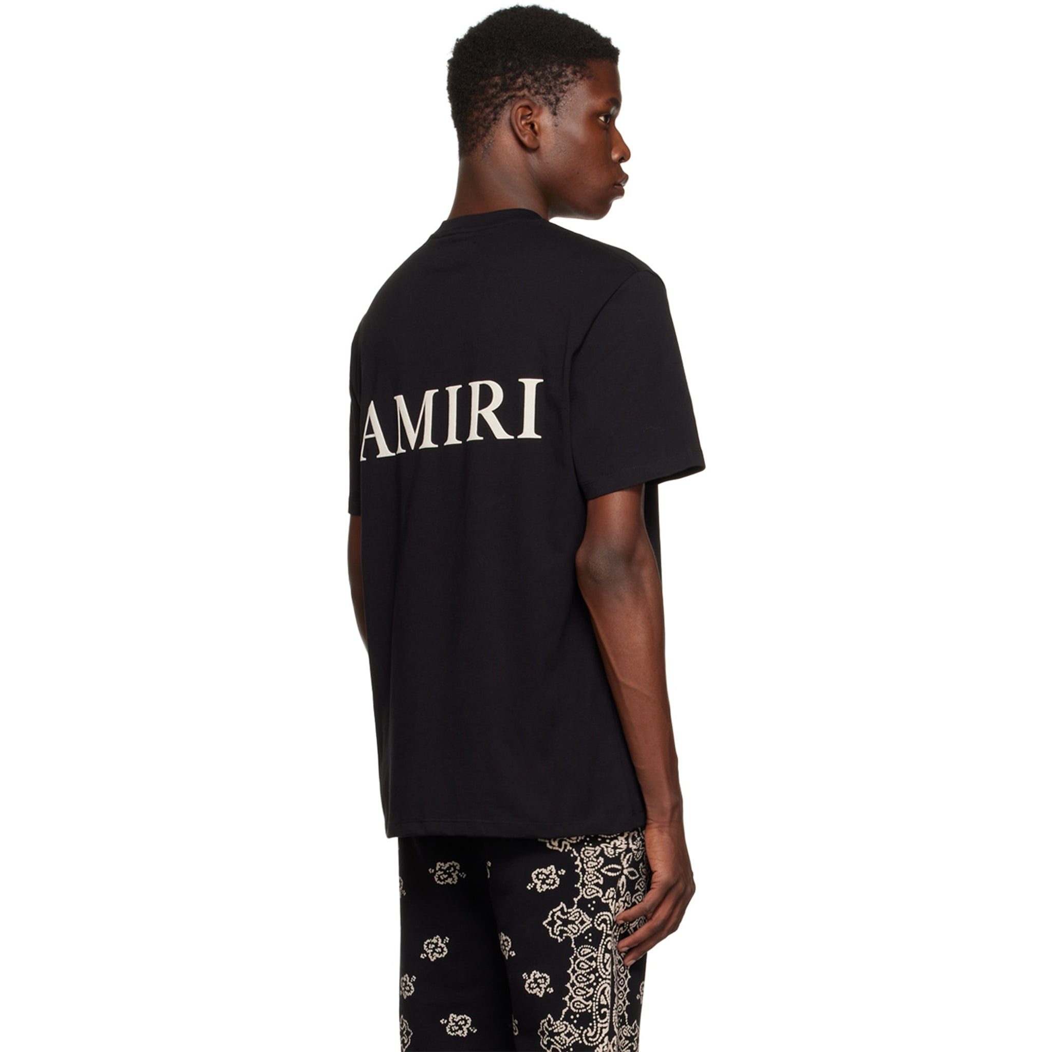 Amiri Black Puff Logo T-Shirt