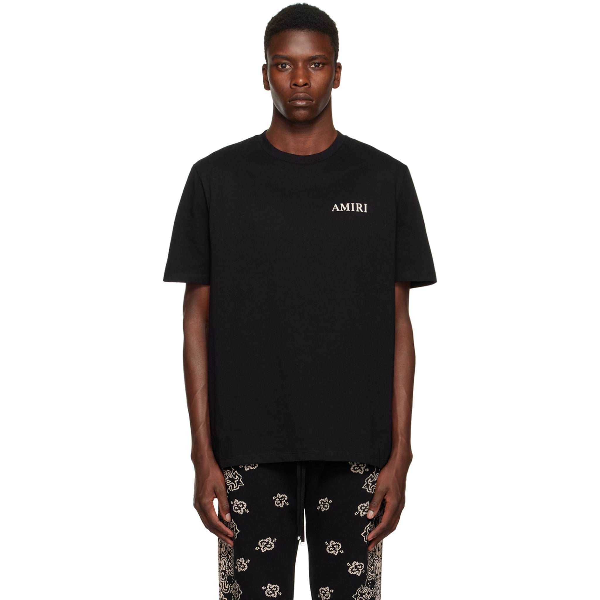 Amiri Black Puff Logo T-Shirt