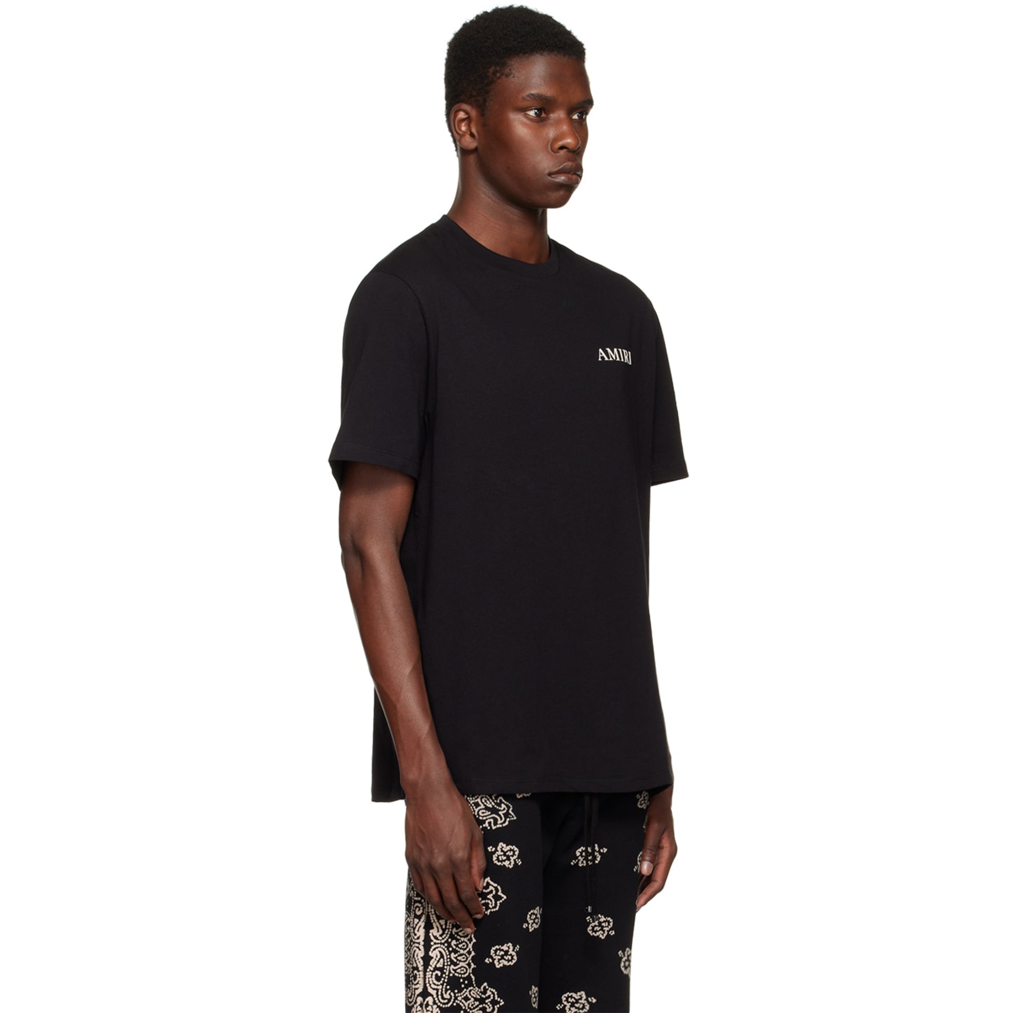 Amiri Black Puff Logo T-Shirt