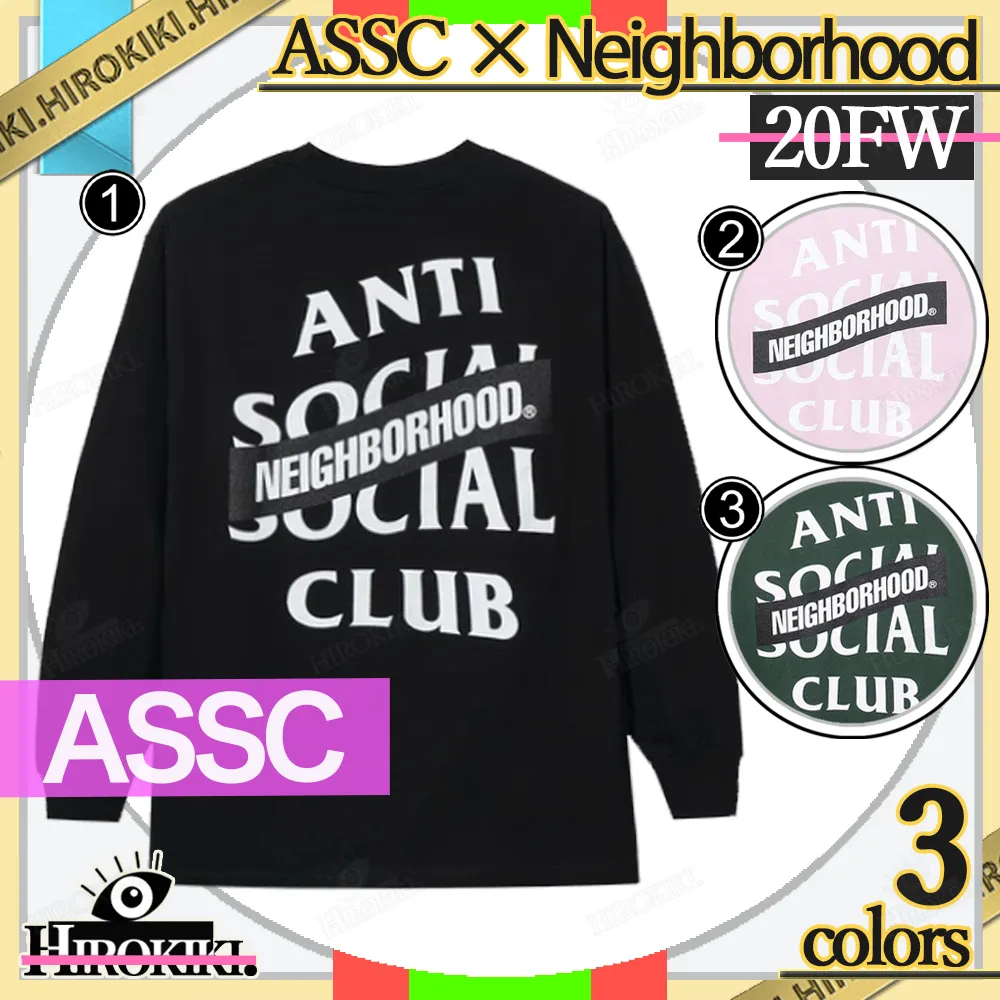 ANTI SOCIAL SOCIAL CLUB | Unisex Collaboration Logo T-Shirts