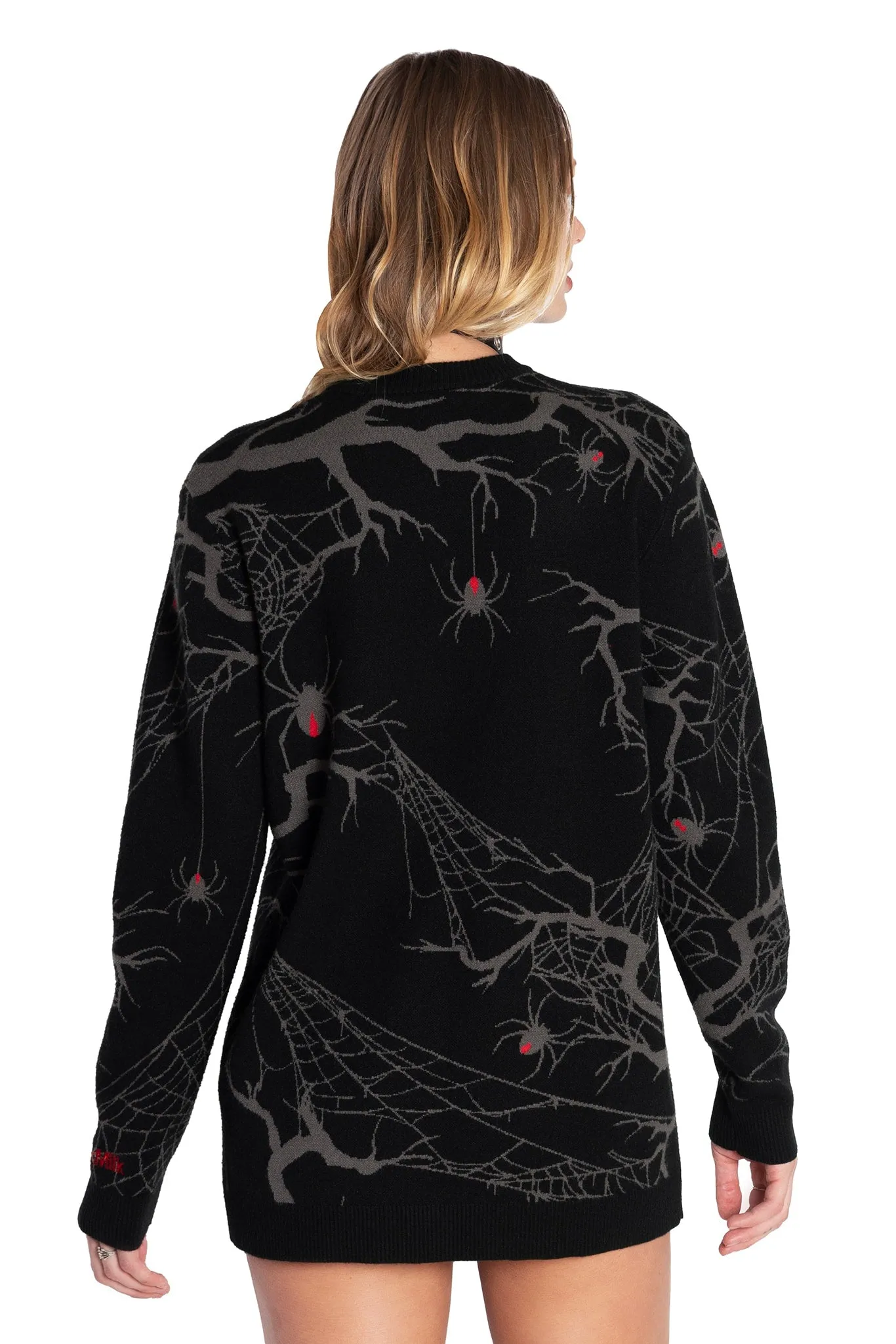 Arachnid Knit Oversized Sweater