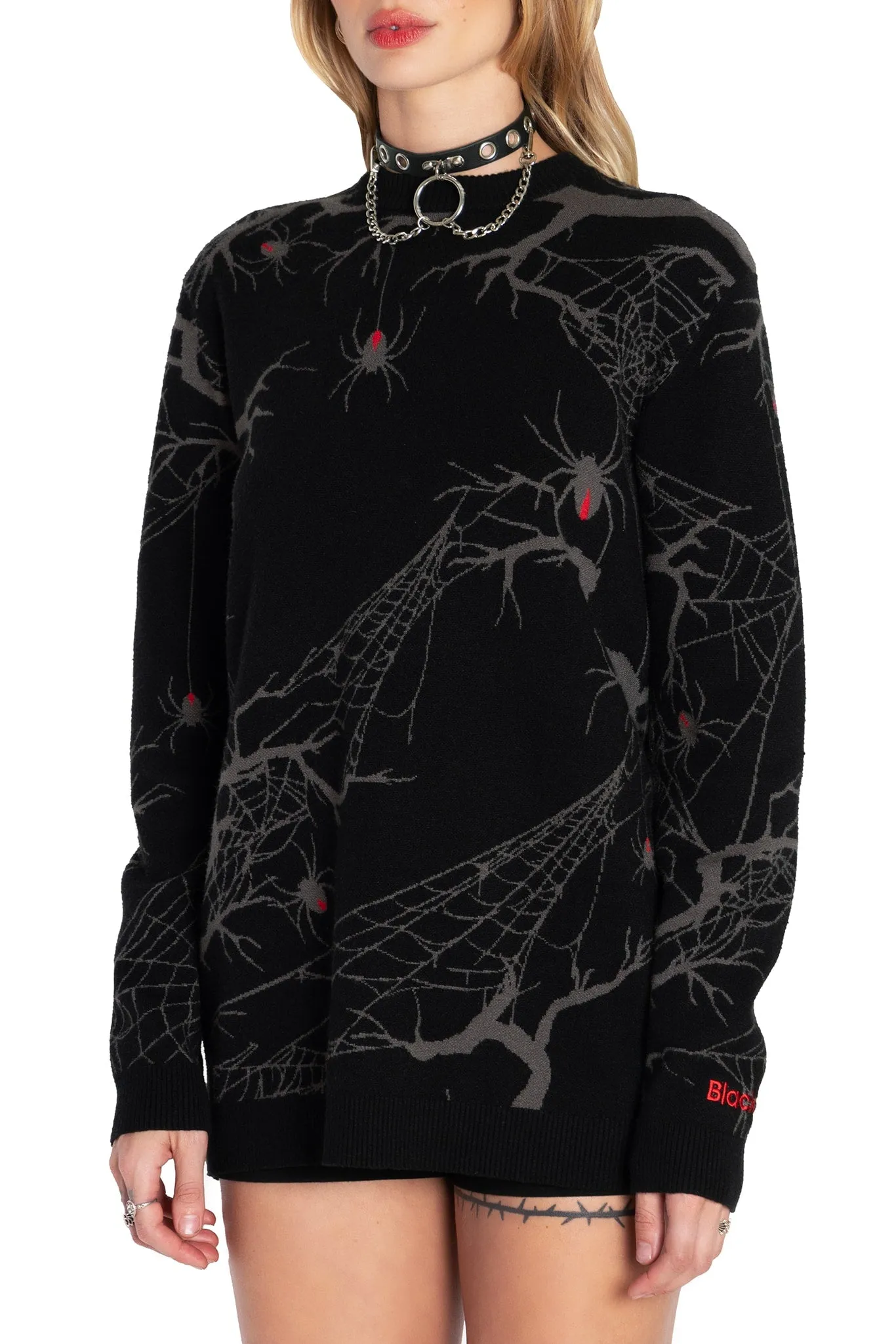 Arachnid Knit Oversized Sweater