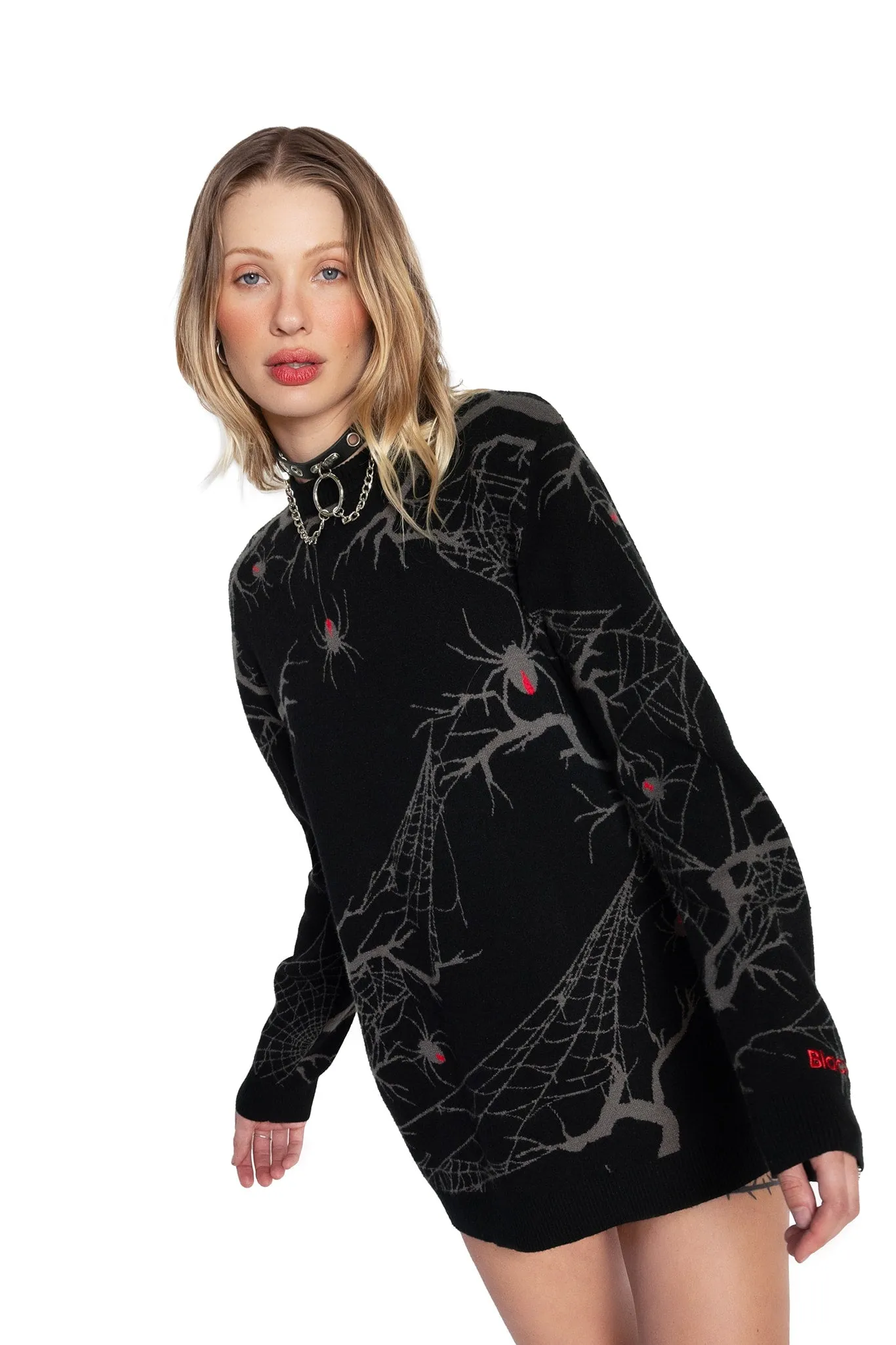 Arachnid Knit Oversized Sweater