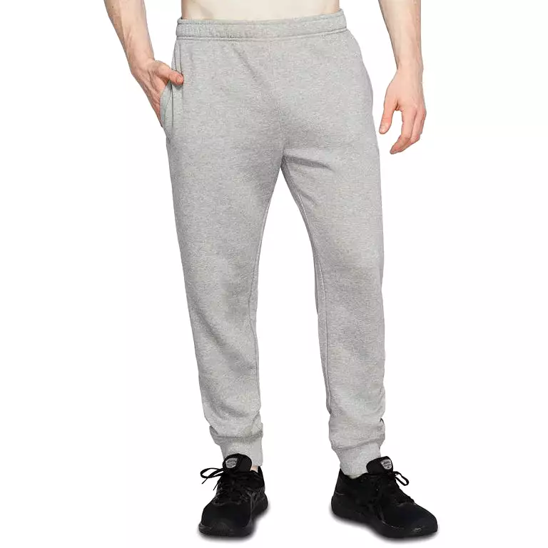 ASICS Men's Grey Heather Fleece Cuff Trackpants