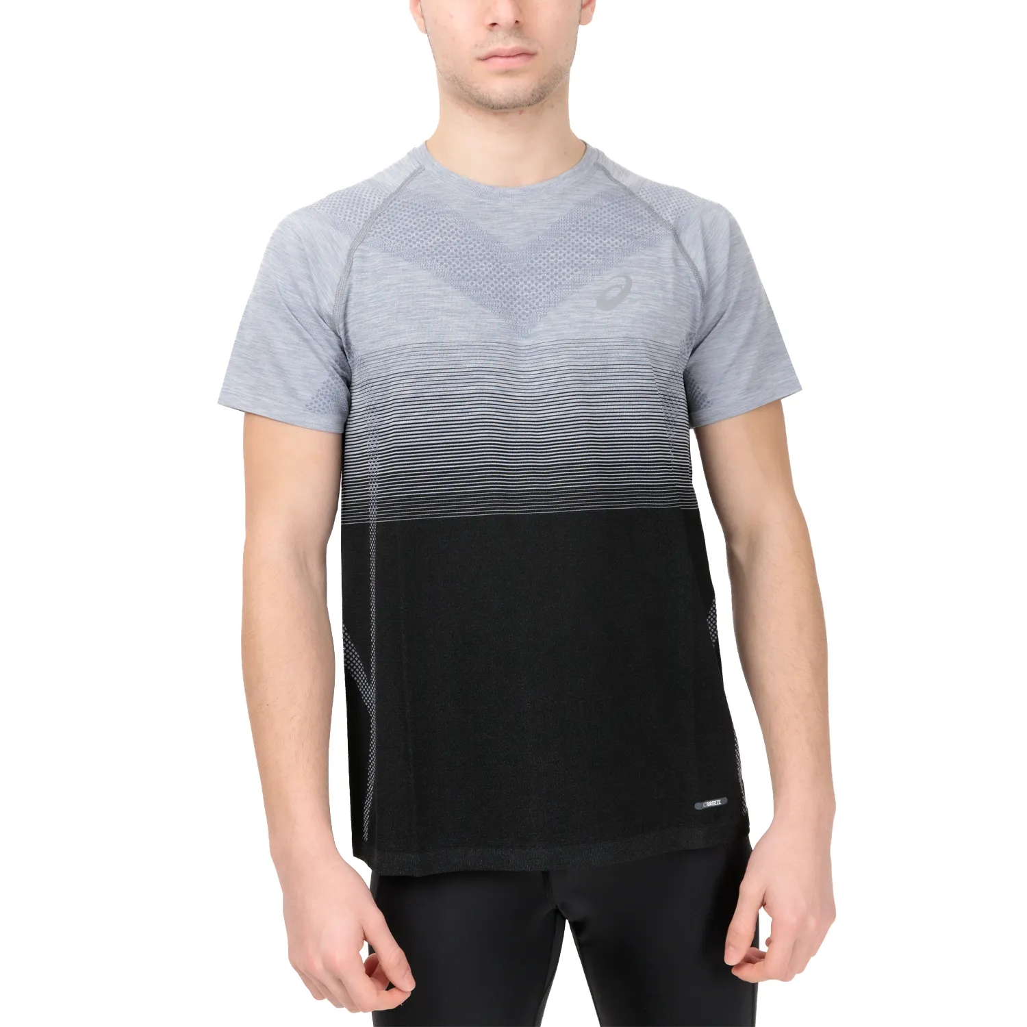 Asics Performance Black Carrier Grey Seamless Shirt