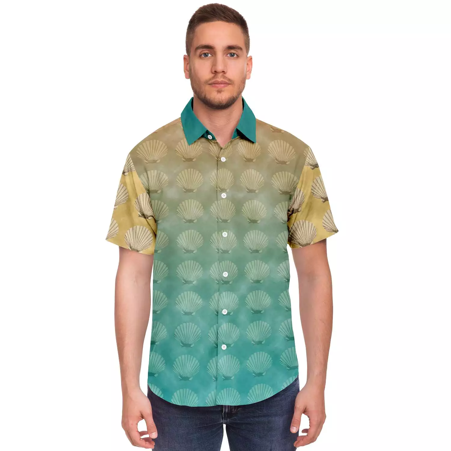 Atlantis Short Sleeve Button Down Shirt - Limited Edition