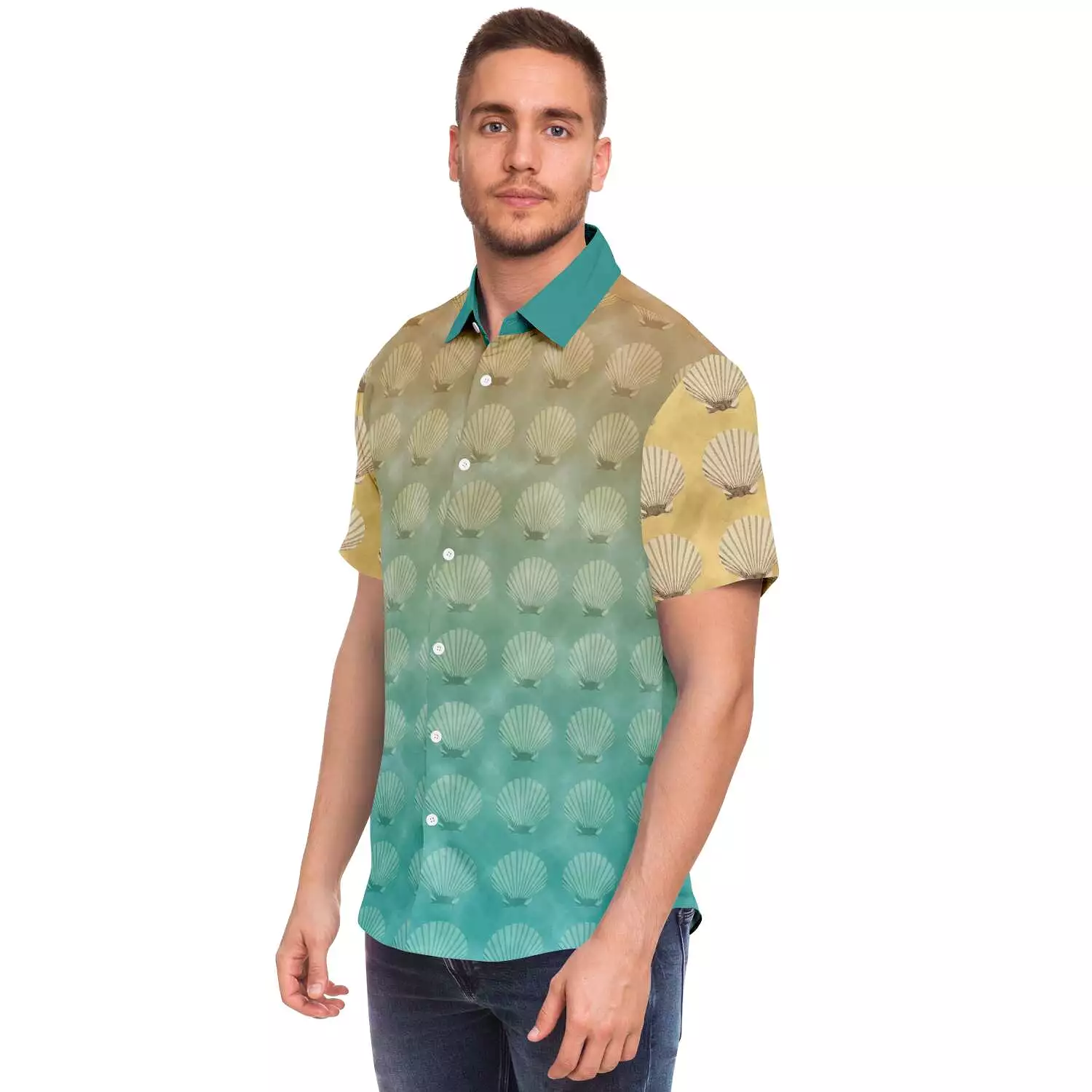 Atlantis Short Sleeve Button Down Shirt - Limited Edition