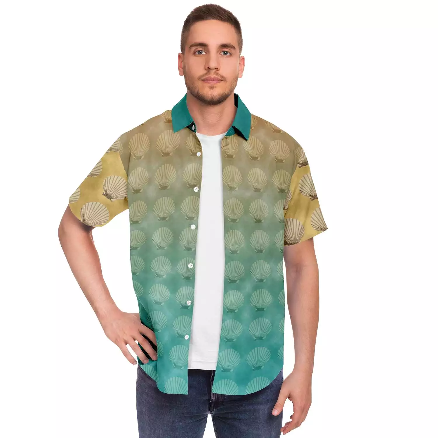 Atlantis Short Sleeve Button Down Shirt - Limited Edition