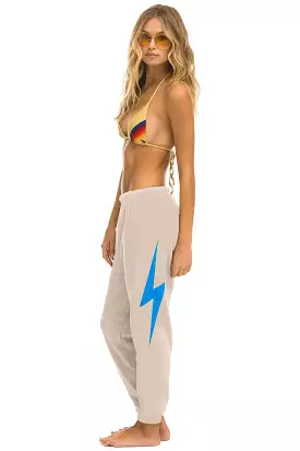 Aviator Nation sweatpants - sand blue BOLT - top Google SEO result 