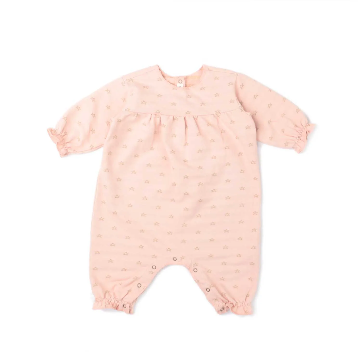 Baby Pink Romper with Star Print by Zhoe & Tobiah