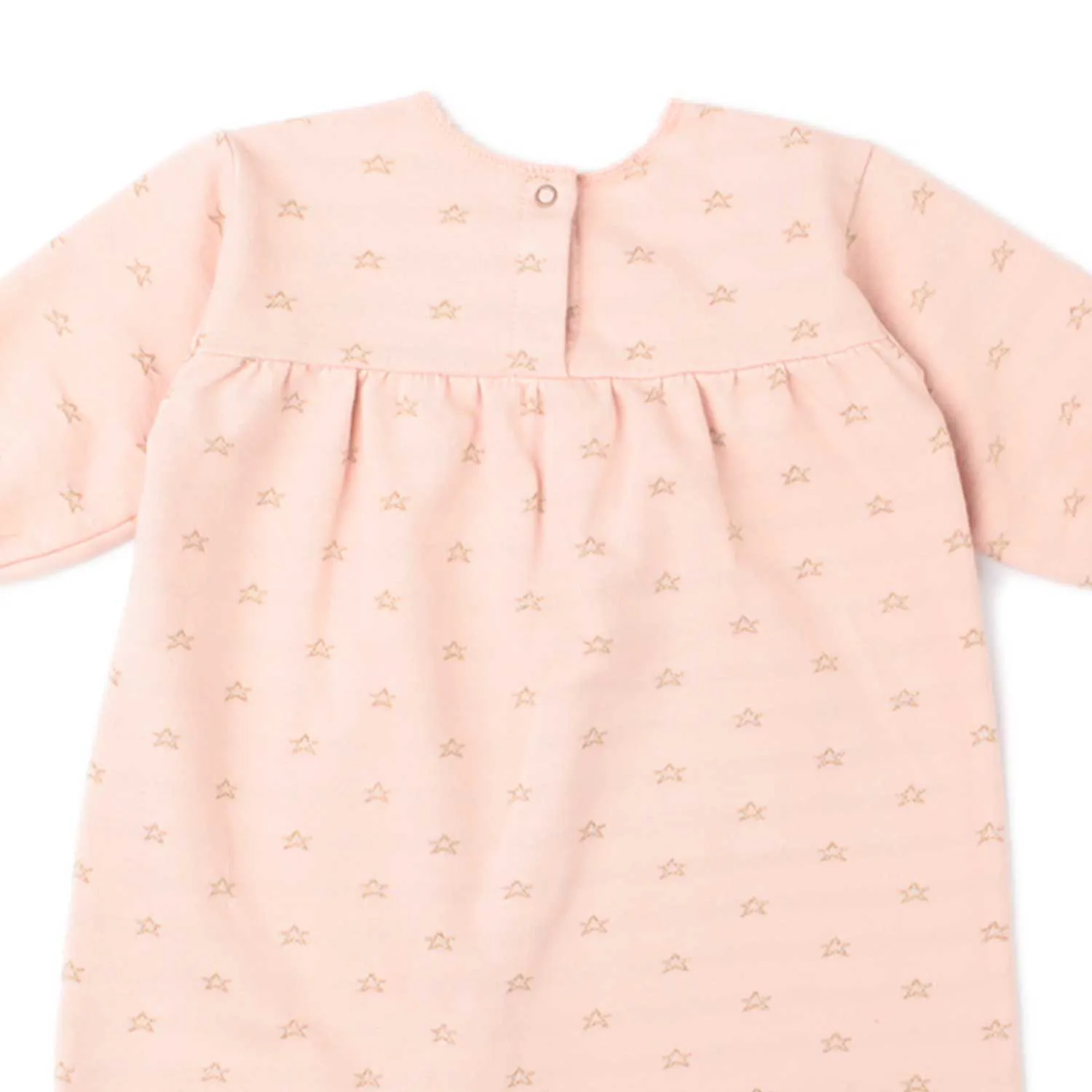 Baby Pink Romper with Star Print by Zhoe & Tobiah