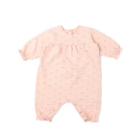 Baby Pink Romper with Star Print by Zhoe & Tobiah