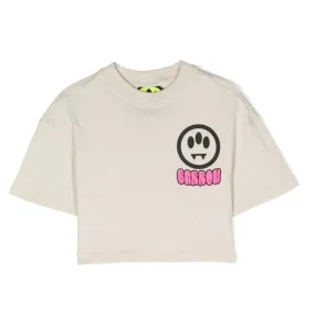 Barrow Logo Cream T-Shirt