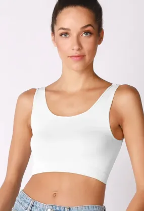 Basic White Crop Top