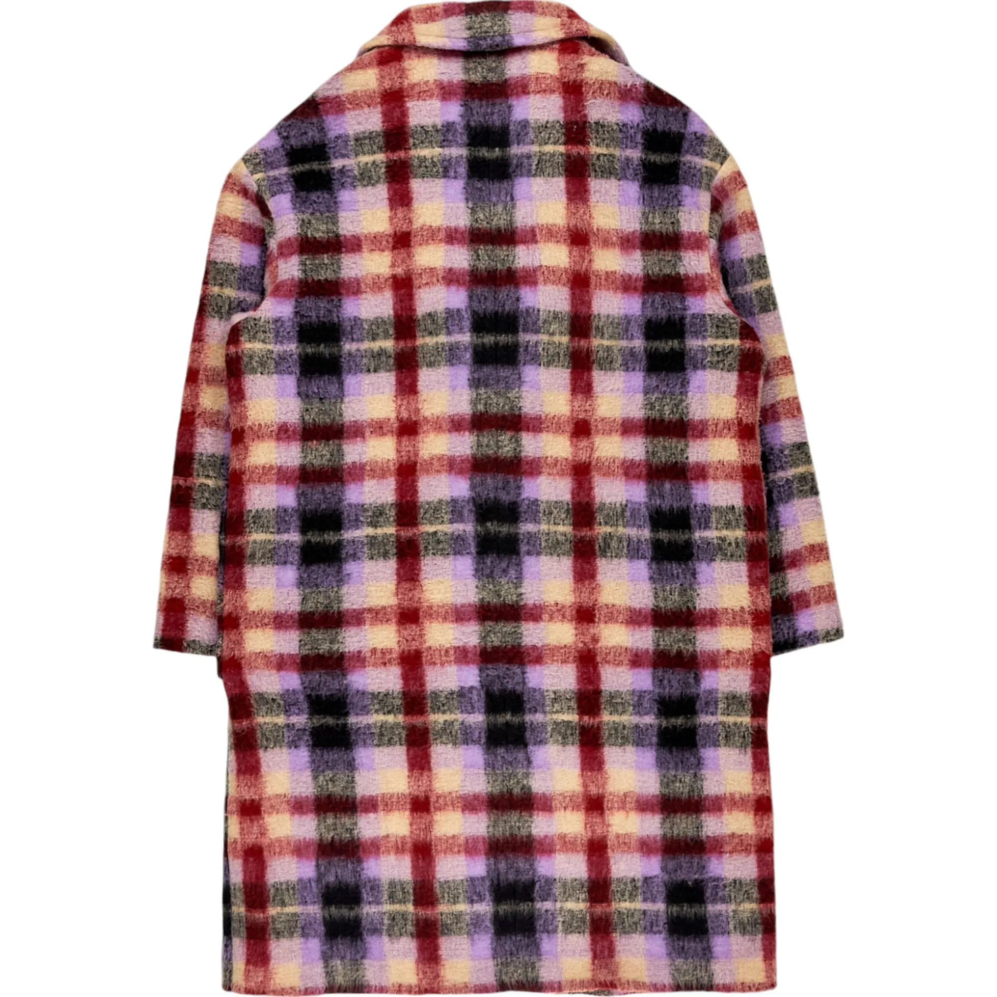 Baukjen Multicolour Check Winter Coat