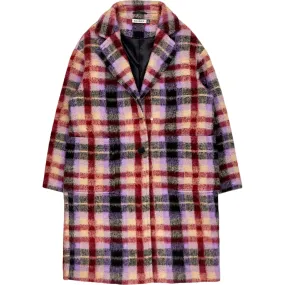 Baukjen Multicolour Check Winter Coat