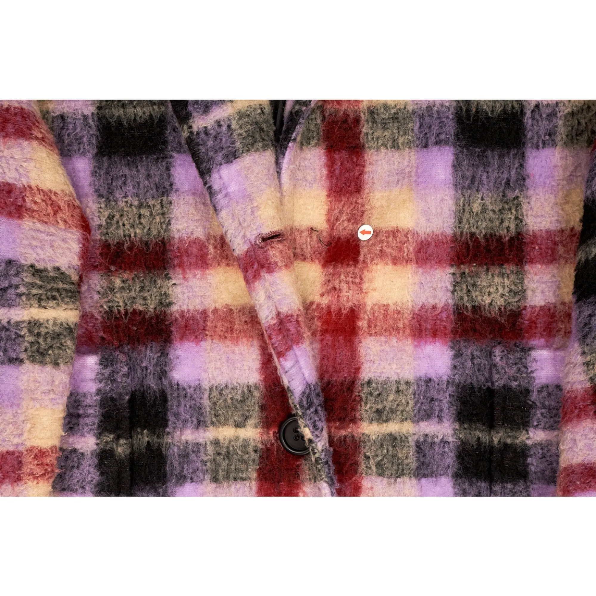 Baukjen Multicolour Check Winter Coat