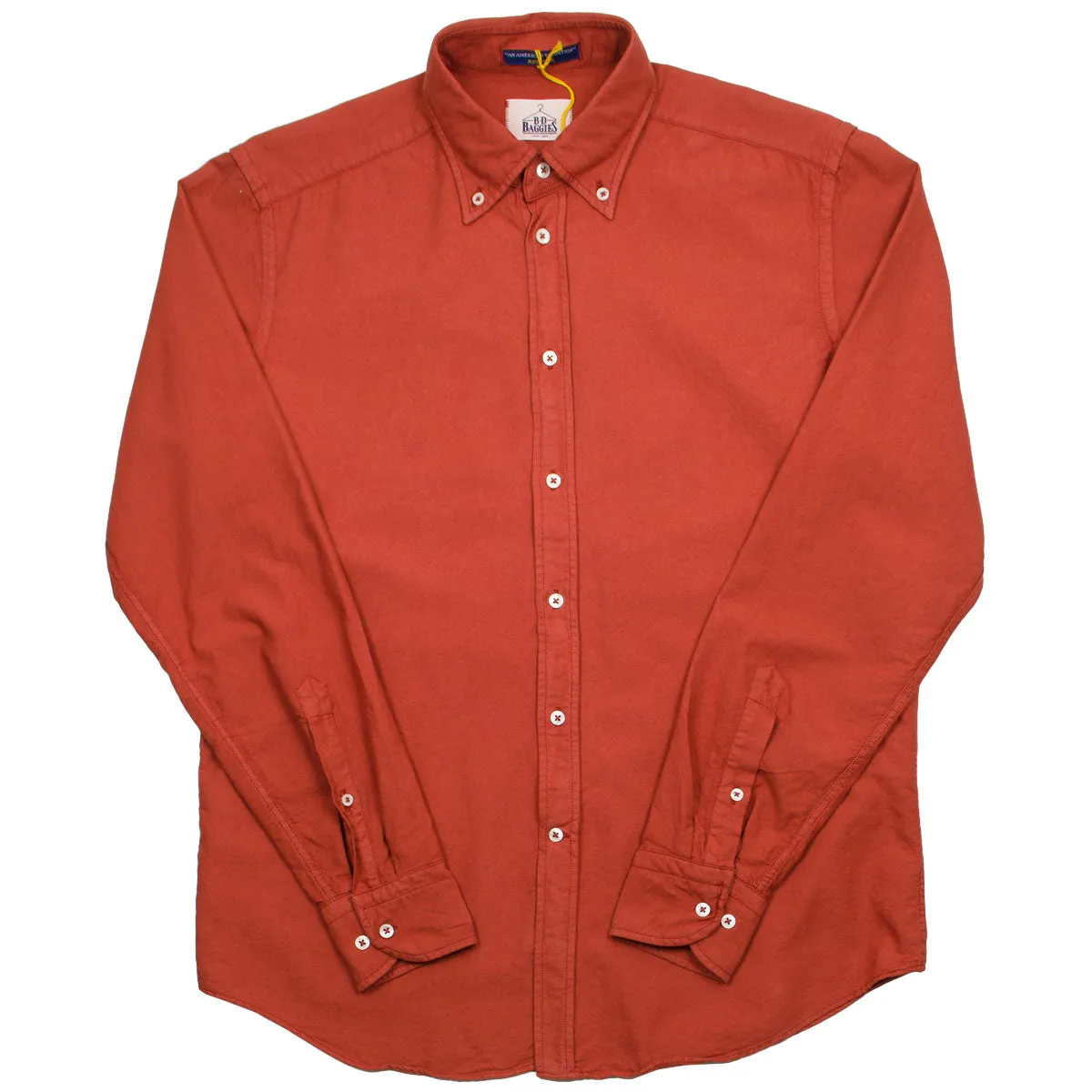 BD Baggies Bradford BD Shirt Oxford Overdyed Brick Red