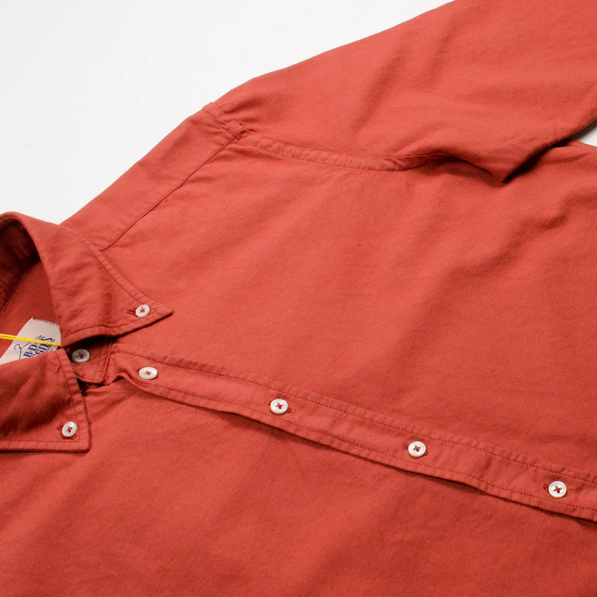 BD Baggies Bradford BD Shirt Oxford Overdyed Brick Red