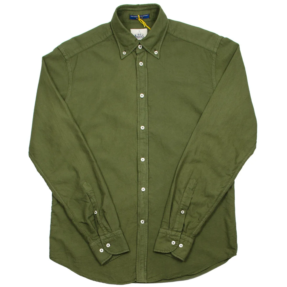 BD Baggies Bradford BD Shirt Oxford Overdyed Olive