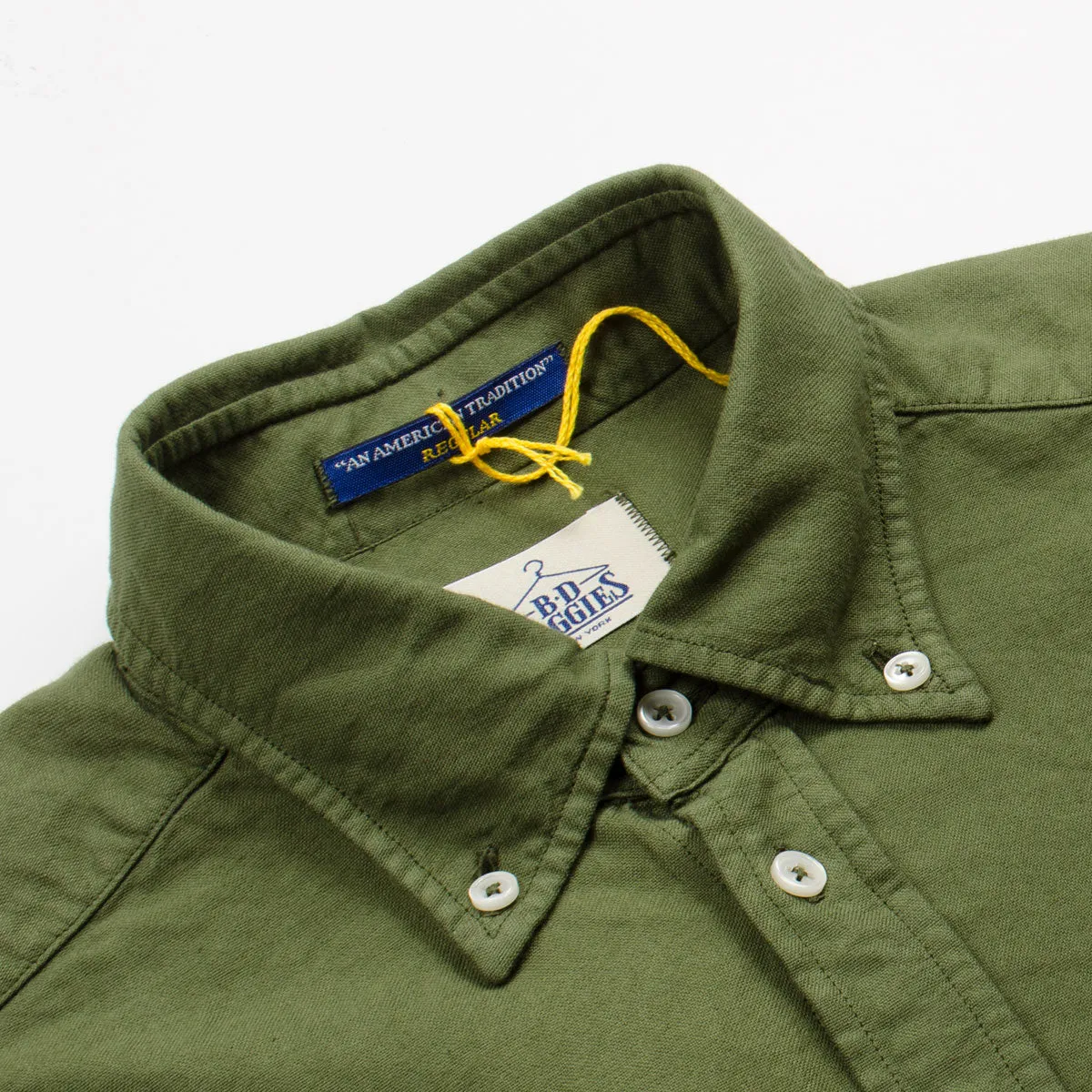 BD Baggies Bradford BD Shirt Oxford Overdyed Olive