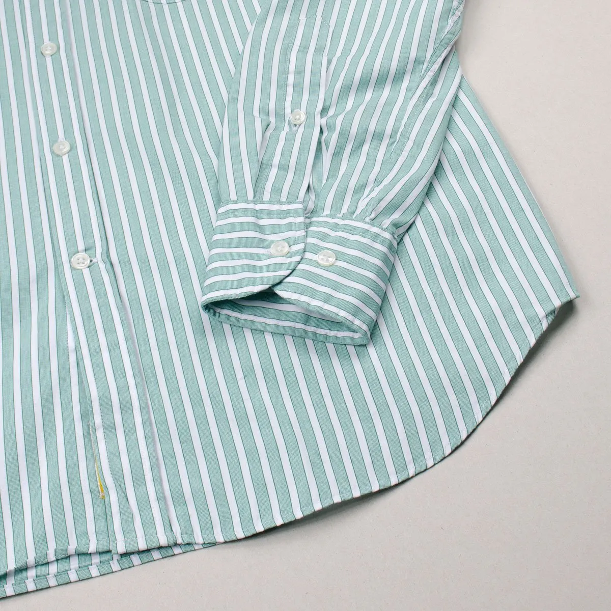 BD Baggies Bradfort BD Shirt With Pocket Green Stripes