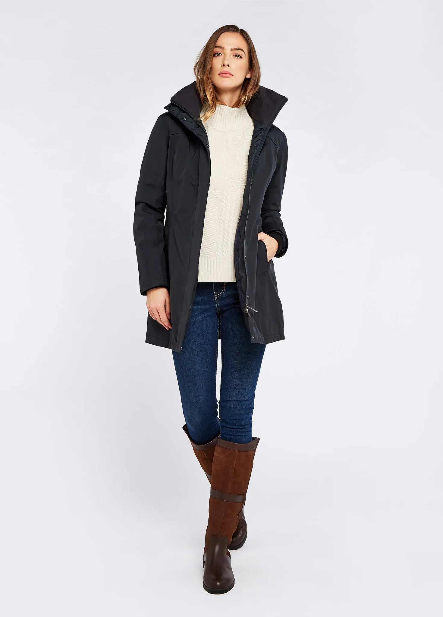 Beaufort Travel Coat Navy