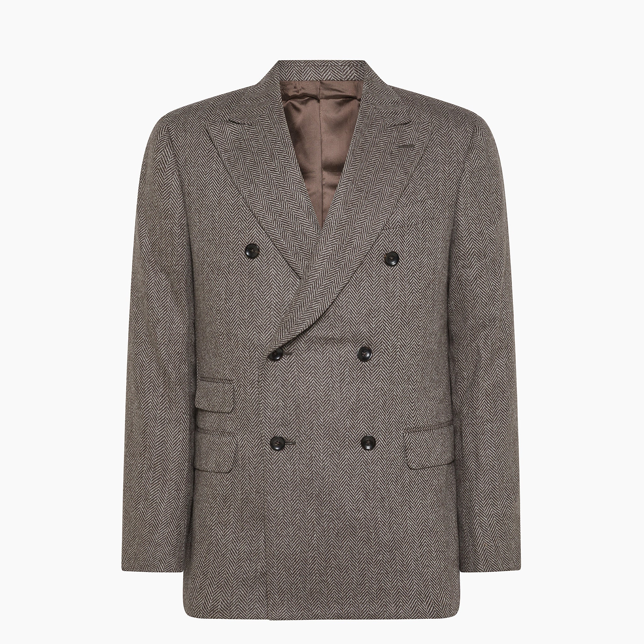 Beckett blazer, double breasted, Herringbone Archivio wool