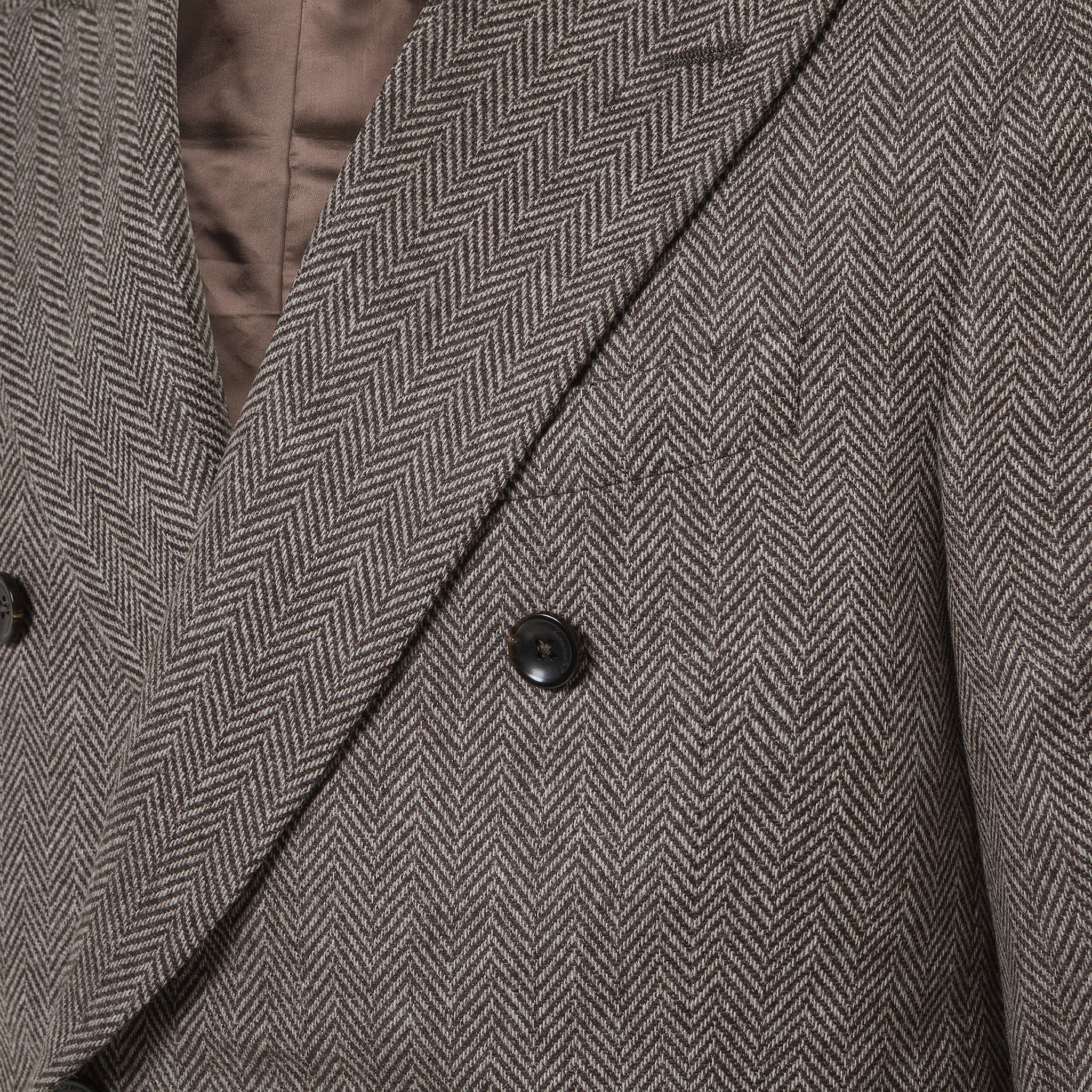 Beckett blazer, double breasted, Herringbone Archivio wool