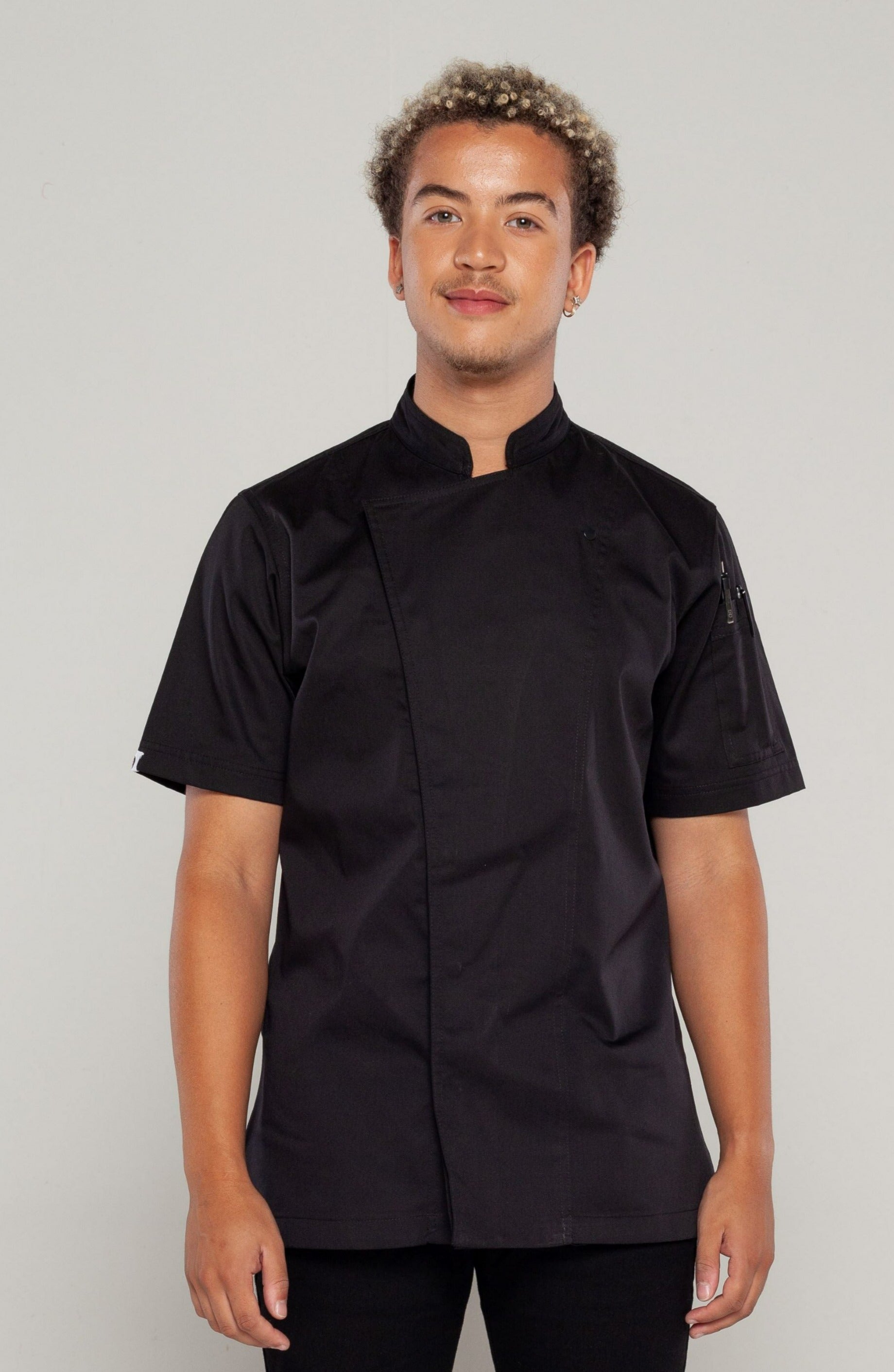 Black Chef Jacket Tunic