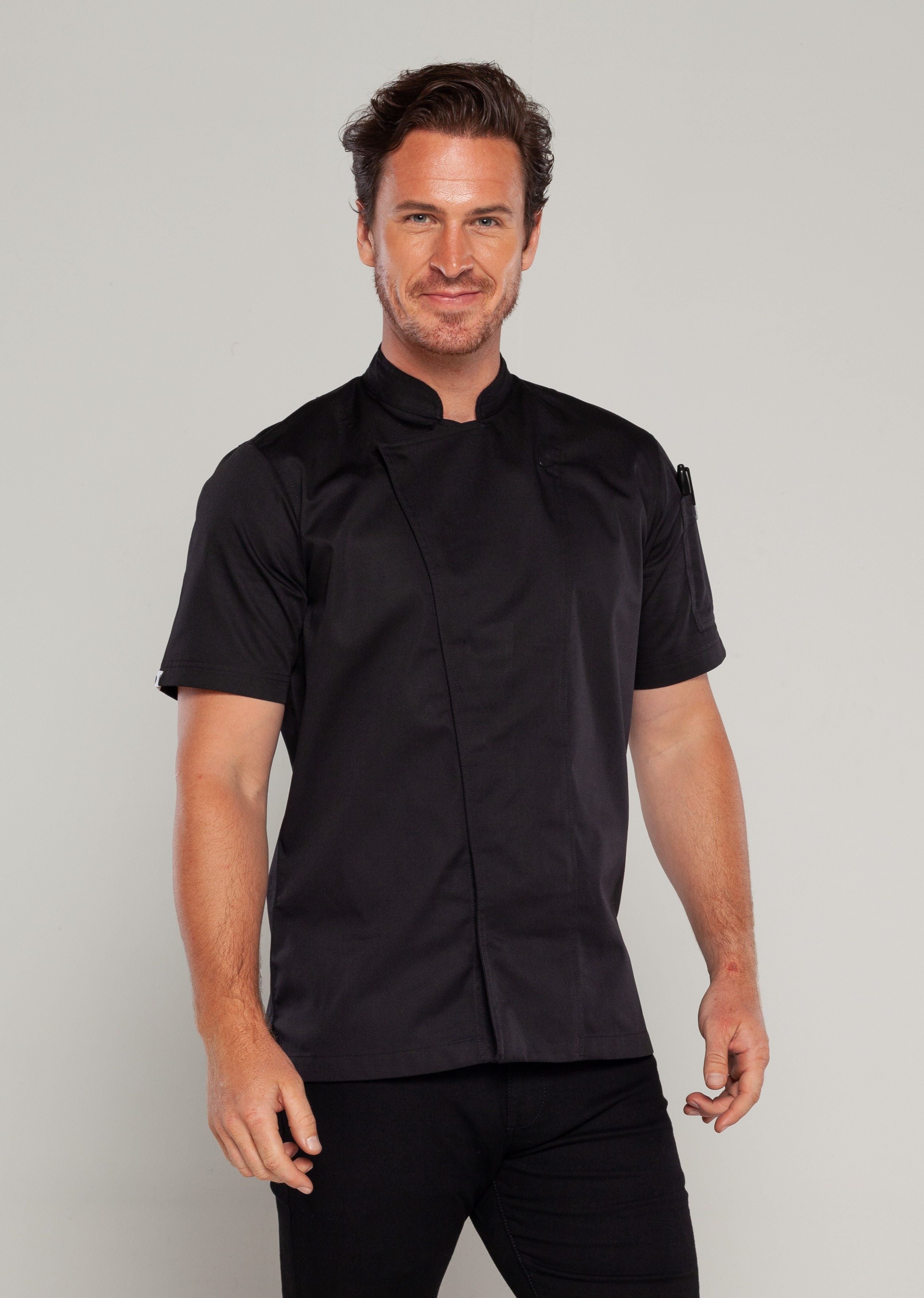 Black Chef Jacket Tunic